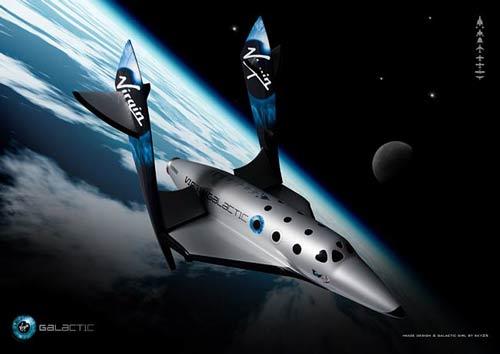 揭秘维珍银河新型太空船(组图)